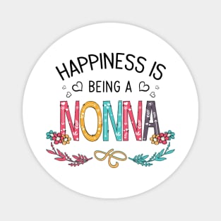 Happiness Is Being A Nonna Wildflowers Valentines Mothers Day Magnet